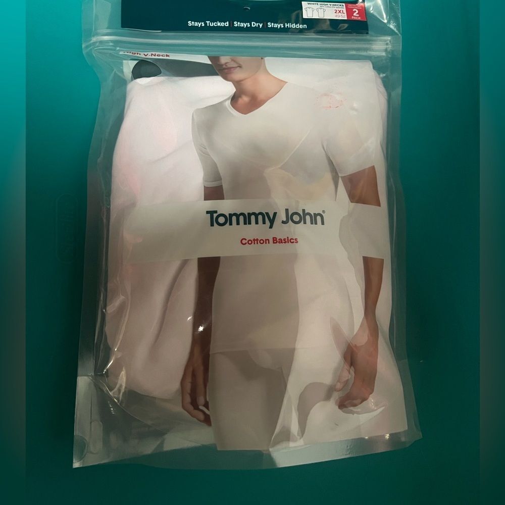 Tommy John White V-Neck T-Shirt